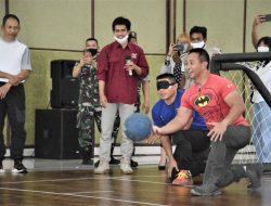 Panglima TNI Andika Perkasa Bantu Sarana Olahraga Paralympic Goal Ball
