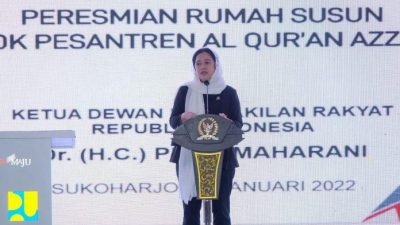 Puan Maharani Meresmikan Pondok Pesantren Al-Qur’anyy Az-Zayadiyy