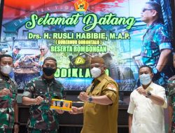 Dankodiklatad Terima Kunjungan Gubernur Gorontalo di Makodiklatad