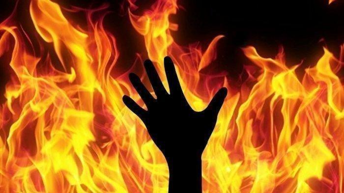 Seorang Suami Tega Bakar Istrinya Hanya Gara-gara Tidak diberi Uang