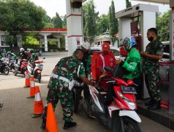 Dandim 0617/Majalengka, Bagikan AMR Untuk Ojol Dan Opang