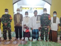 Anggota Satgas Pamtas RI-Malaysia Yonif 144/JY, Gelar Isra Mi’raj