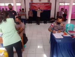 Deteksi Dini Penyakit Kronis, Bid Dokes Polda NTT Gandeng Klinik Asa Gelar Rikes Berkala Di Polres Belu