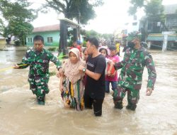 Gerak Cepat Kodim 0602/Serang Evakuasi Warga Terdampak Bencana Banjir