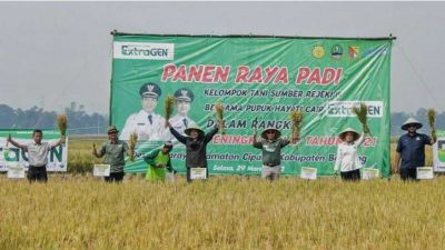 Gelar Panen Raya Padi, Pemkab Bandung Apresiasi Petani di Ciparay