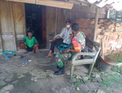 Pupuk Tali Silaturahmi, Babinsa Desa Ngebung Laksanakan Komsos warga binaan