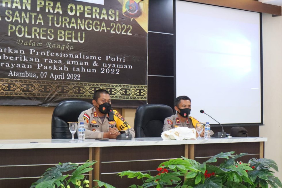 Latihan Pra Operasi Semana Santa 2022 Kabupaten Belu