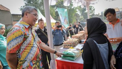 Dispangtan Kota Cimahi Gelar Gerakan Pangan Murah di Kelurahan Melong