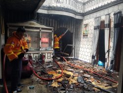 Ditinggal Olahraga Rumah PNS Hangus Terbakar,” Polisi Lakukan Penyelidikan