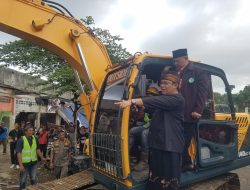 Proses Pembongkaran Eks Terminal Cilembang Diawali Doa Bersama