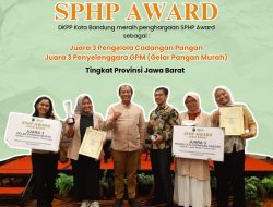 Mampu Menjaga Stabilitas Harga Pangan, Bandung Raih 2 SPHP Award