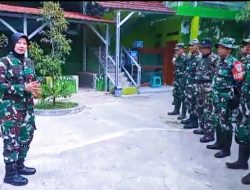Koramil 0911/Cimahi Utara dan Koramil 0904/Batujajar Kodim 0609/Cimahi Bersama Masyarakat Kerjabakti