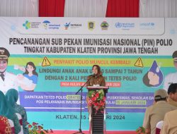 Pemkab Klaten Gelar Sub-PIN Polio Serentak untuk Tangani KLB Polio