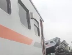 Kecelakaan kereta api Turangga dan Kereta Api Bandung Raya Jum'at (5/1/2024)