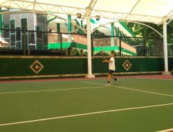 Jelang JBN Cup, Jurnalis Giat Latihan di Lapang Tenis Makodiklatad