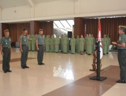 Pangdam III/Slw Pimpin Laporan Korps Kenaikan Pangkat Pamen Kodam III/Slw