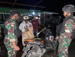Satgas Yonif 122/TS Gelar Sweeping di sepanjang Jalan Lintas Trans Jayapura-Wamena