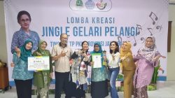 TP PKK Kota Bandung meraih Juara 1 lomba Jinggle Gelari Pelangi tingkat Provinsi Jabar