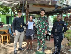 Satgas Yonif 122/TS Amankan Munisi Tajam Kaliber 5,56 mm Dari WNA Asal Papua Nugini
