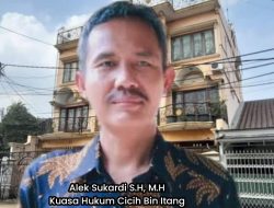 Alek Sukardi S.H, M.H: Usut Tuntas Kematian Cicih PRT Yang Loncat dari Lantai 5 di Tangerang