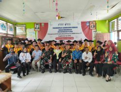 Dansatgas Yonif 122/TS Hadiri Pelepasan Dan Pengumuman Kelulusan SD Inpres di Distrik Mannem Papua
