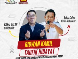 Beredar Pamflet Ridwan Kamil dan Taufik Hidayat dianggap Serius bisa juga Melemahkan