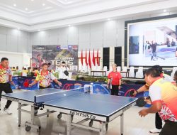 Kasdam Resmi Buka Kejuaraan Tenis Meja Piala Pangdam XII/Tpr