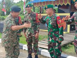Kunker MLO Major Arief (TDM) ke Komando Taktis (Kotis) Yonzipur 5/ABW