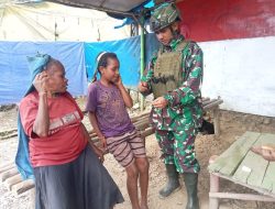 Satgas Yonif 323 Buaya Putih Berkomitmen Untuk Berikan Pelayanan Kesehatan Masyarakat Papua