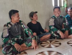Satgas Yonzipur 5/ABW Membangun Kebersamaan Dengan Syukur Dan Silaturahmi