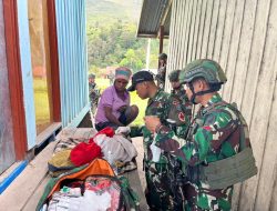 Kenali, Dekati, Layani : Satgas 641/Bru Tunjukkan Eksistensi Sebagai Garda Terdepan Dalam Berikan Yankes di Distrik Kurima