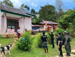 Papua Terang Satgas Habema Disambut Gembira Warga Ainod