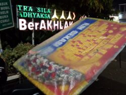 Karangan Bunga dari LSM buat Kepala Kejagung ditolak keamanan Kejagung RI