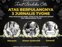 PT. Poros Media Indonesia Turut Berduka Cita kepada 3 Jurnalis TV One