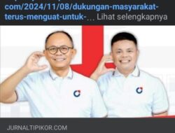 di tengah isu Blcack Campaign, dukungan masyarakat Cimahi ke Dikdik – Bagja terus menguat
