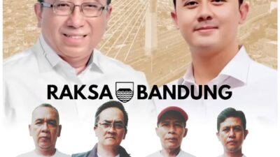 Untuk Kota Bandung, Raksa Bandung mengusung “Pamimpin anu Pangsolehna” yaitu Haru – Dhany