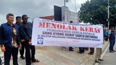 Tetap Menolak, Warga Cipamokolan meminta Informasi sebenarnya terkait Pembangunan Gereja Santo Antonius