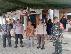 Jajaran Kodim 0808 bersama dengan Polres Blitar Sinergi laksanakan pengamanan Ibadah Natal