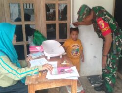 Cegah Stunting, Babinsa Kelurahan Kaulon Ajak Warga Manfaatkan Posyandu