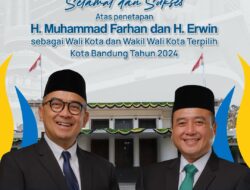 Kota Bandung punya Walikota dan Wakil Walikota terpilih yang ditetapkan KPU Bandung tahun 2025