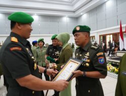 Pangdam XII/Tpr Pimpin Tradisi dan Sertijab Pejabat Kodam