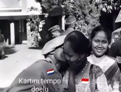 Momen ini menggambarkan bagaimana Cinta tetap Hadir di tengah ketegangan perang