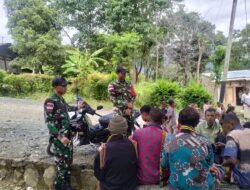 Satgas Pamtas RI-RDTL Yonarhanud 15/DBY Pos Oelbinose Gelar Kegiatan Wawasan Kebangsaan di Desa Tasinifu