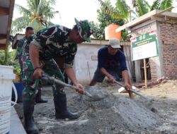 TMMD ke-124 Sinergikan TNI dan Masyarakat Wujudkan Sumur Bor dan Fasilitas Sanitasi Layak di Masjid Al-Amin