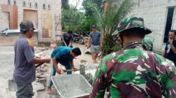 Personil Satgas TMMD Ke-124 Kodim 0320/Dumai Beri Harapan Baru, Perbaiki RTLH Untuk Warga Bukit Kayu Kapur