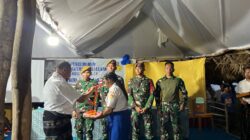 Satgas Pamtas RI-RDTL Terima Penghargaan dari SMA Negeri 1 Amfoang Timur atas Dukungan Pendidikan di Perbatasan
