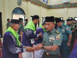 Kasdam I/BB Berangkatkan Jamaah Calon Haji KBIHU Kodam I/BB, Harapkan Haji Mabrur dan Jaga Nama Baik TNI