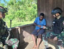 Satgas Yonif 642/Kps Tingkatkan Kualitas Kesehatan di Pedalaman Papua