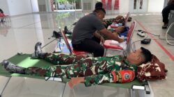 Satgas Pamtas RI–RDTL Yonarhanud 15/DBY Gelar Donor Darah di PLBN Wini