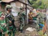Selalu Dekat Dengan Warga Papua, Satgas Yonif 641/Bru Anjangsana ke Rumah Masyarakat di Kampung kelila